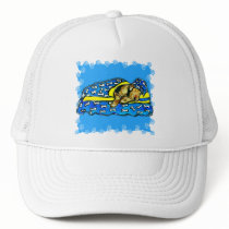 Naptime Airedale Trucker Hats