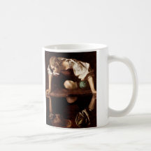 Narcissus, Caravaggio Coffee Mug