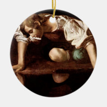 Narcissus, Caravaggio Ornament