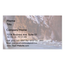 Narrows Zion National Park Business Cards