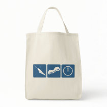 Narwhal - Bacon - Midnight Canvas Bag