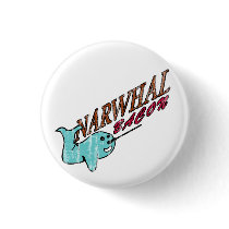 Narwhal Bacon Retro Logo