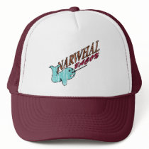 Narwhal Bacon Retro Logo