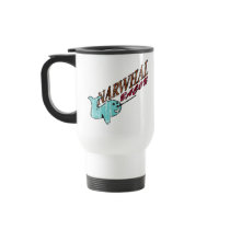 Narwhal Bacon Retro Logo Coffee Mug