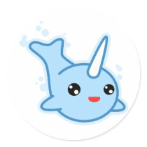 Narwhal Kawaii Sticker