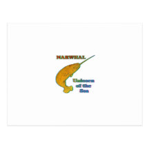 Narwhal - Unicorn of the Sea Post Cards