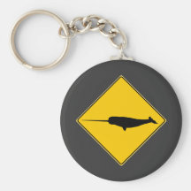 Narwhal X-ing Sign Key Chains
