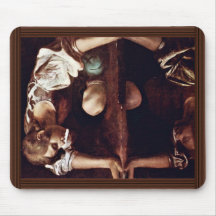 Narzis,  By Michelangelo Merisi Da Caravaggio Mousepad