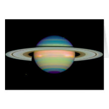 NASA - An Infrared View of Saturn Greeting Card