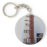 NASA Apollo 15 Saturn V roll out Keychain