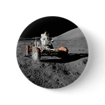 NASA Apollo 17 Lunar Roving Vehicle Pinback Buttons