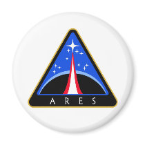 NASA Ares Rocket Logo Magnets