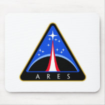 NASA Ares Rocket Logo Mouse Pads