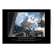 NASA Astronaut James H. Newman spacewalk Greeting Cards