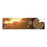 NASA - Bulky balls in space bumper stickers