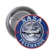 NASA  Freemason Buttons
