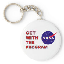 NASA Get With The Program Key Chains