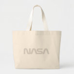 NASA Grey Worm Logo Canvas Bag