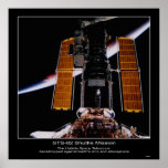 NASA Hubble Space Telescope backdr... Poster
