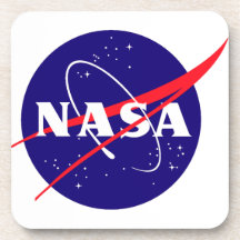 NASA Meatball Logo Beverage Coaster