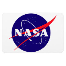 NASA Meatball Logo Vinyl Magnet