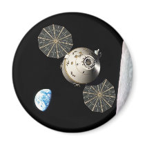 NASA Orion in Lunar Orbit Magnets