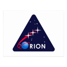 NASA Orion Logo Postcard