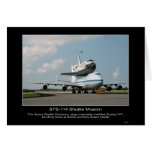 NASA Space Shuttle Discovery hitching ride on Boei Cards