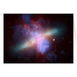 NASA - X-ray-Visible-Infrared Image of M82 cards
