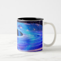Nasa's Blue Black Hole Coffee Mugs