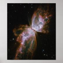 NASAs Butterfly Emerges Nebula Poster