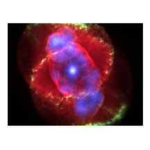 NASAs Cat's Eye Nebula Post Cards
