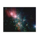 NASAs Chaotic Star Birth postcards