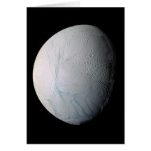 NASAs Fresh Tiger Stripes on Enceladus Card
