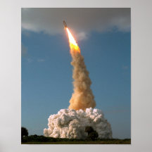 NASAs Hubble telescope launch Posters