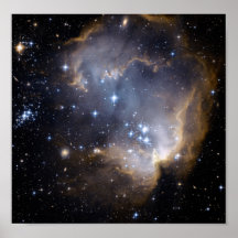 NASAs NGC602 galaxy Print