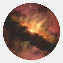 NASAs Planet-Forming Disc Round Sticker