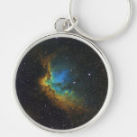 NASAs SH2-142 star cluster Key Chains