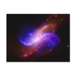 NASAs spiral galaxy M106 postcards