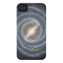 NASAs Sun in the Milky way iPhone 4 Cover