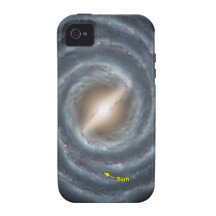NASAs Sun in the Milky way iPhone 4 Covers