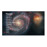 NASAs Whirlpool galaxy Business Card