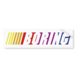 Nascar Boring bumper stickers