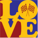 NASCAR Love photo sculptures