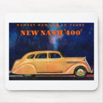 Nash 400 ~ Vintage Automobile / Car Advertisement Mouse Pads