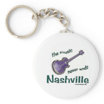 Nashville Guitar Key Chain