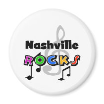 Nashville Rocks Fridge Magnet
