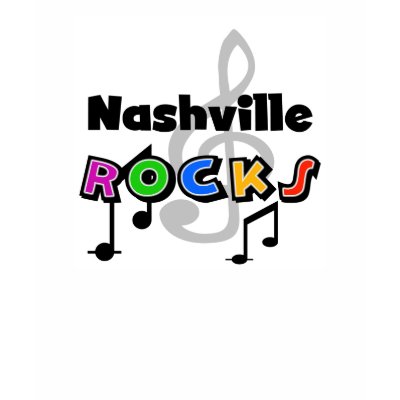 Nashville Rocks T-shirt by USAcities