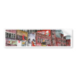 nashville tennessee country music capital art bumper stickers