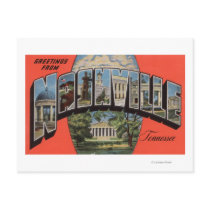 Nashville, Tennessee - Large Letter Scenes 2 Postcard